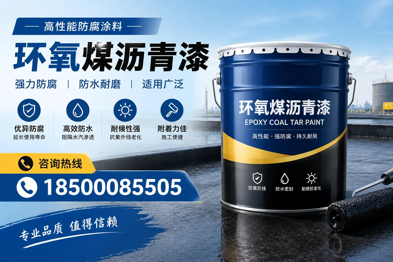 环氧煤沥青漆的主要成分与功能，红山用户深度了解